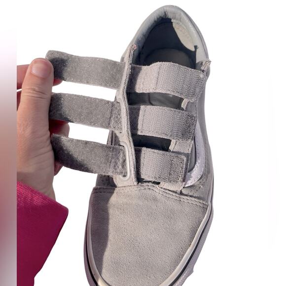 Vans Old Skool V Suede Canvas Drizzle Grey Size 6.5 Men’s - Picture 10 of 12